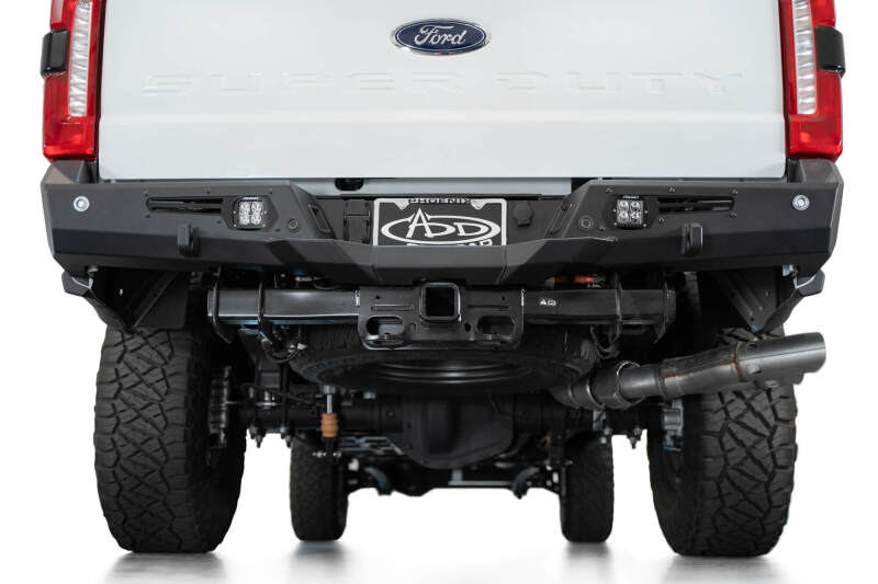 Ford Super Duty F250 Rear Bumper - Addictive Desert Designs - Bomber - Hammer Black - `23-`27